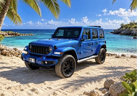 Jeep Wrangler Special Blue High altitude elektrisch dak-cabrio