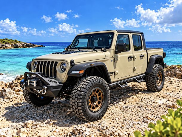 Jeep Wrangler Cabrio Gold Special Edition | 4x4 pick-up Curacao ( new model )