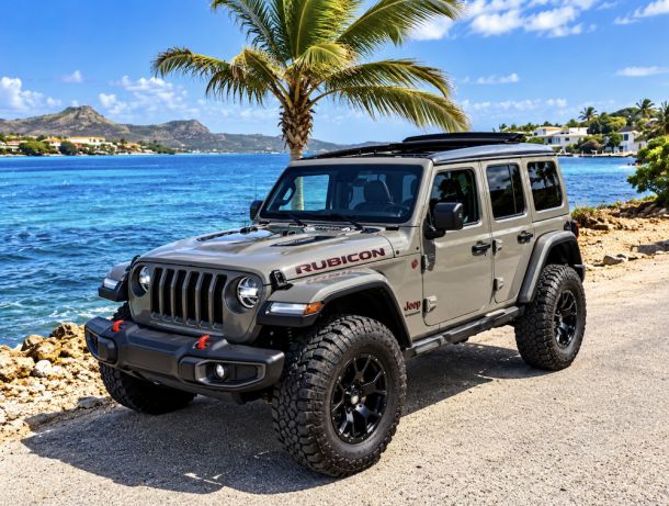 Jeep Wrangler Rubicon cabrio Edition Sting Grey Curacao ( new model )